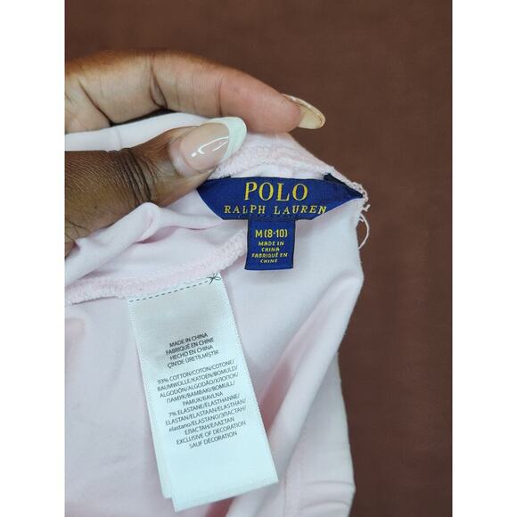 NWOT Polo Ralph Lauren Kids Capri with lace trim M - Picture 4 of 6